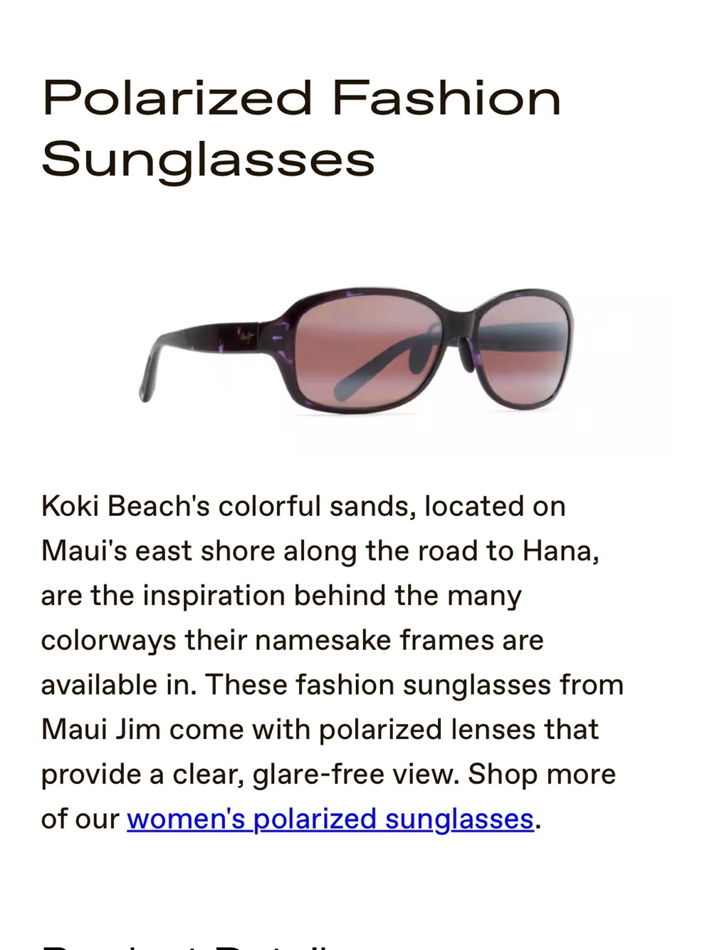 Maui Jim Women's Polarized Sunglasses - Picture 13 of 13